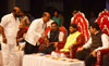 RPI Leader & Social Justice Union Minister Ramdas Athawale Felicitated by Chief Minister Devendra Fadnavis at Shanmukhanand. RPI Leader & Social Justice Union Minister Ramdas Athawale Felicitated by Chief Minister Devendra Fadnavis at Shanmukhanand.