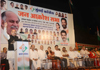 Congress Leader & Ex.Union Minister Gurudas Kamat addressing "Jan Aakrosh Meeting" in Dindoshi Assembly at Appapada Kurar Village Malad.
