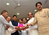 EX CHIEF MINISTER LATE.VILASRAO DESHMUKH "ASTHI KALASH" IN MUMBAI TILAK BHAVAN DADAR.