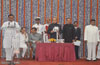CABINET MINISTER RAJESH TOPE  TOOK OATH AT RAJBHAVAN MUMBAI .