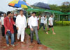 MINISTER JAYANT PATIL & MLA BALA NANDGAONKAR AT (JOSEPH BAPTISTA GARDEN) MAZGAON GARDEN.