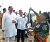 MP.& EX.UNION MINISTER GURUDAS KAMAT INAUGURATES NEW PLATFORM FOR FISHERMEN AT VERSOVA BAZAAR GALI.
