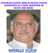 UNION MINISTER GURUDAS KAMAT.