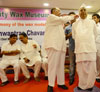 Union Minister Sharad Pawar Unveiled the Wax Model of former Chief Minister of Maharashtra  Late.Yashwantrao Chavanji at Y.B.Chavan Center.