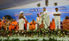 Union Minister Of State & South Mumbai MP Milind Deora During 88th Sanatan Vedanta Gyansabha at Worli Jambhori Maidan.