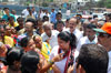 Newly Elected BJP MP Poonam Mahajan visit Meethi Nadi near Bail Bazar at Kurla.