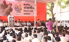 Shaikshak Bharti MLC Kapil Patil Protest at Azad Maidan.