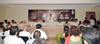 MRCC PRESIDENT PROF. JANARDAN CHANDURKAR AICC.GEN.SEC.& MP.GURUDAS KAMAT IN EXECUTIVE MEETING AT RAJIV GANDHI BHAVAN AZAD MAIDAN.