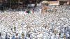 Dawoodi Bohra Community Saheb Dr.Syedna Mohammed Burhanuddin Tays Funeral In Mumbai At Bohri Mohalla.