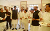 Tea Party by Chief Minister Prithviraj Chavan before Budget Session in Mumbai at Sahyadri Guest House. Tea Party by Chief Minister Prithviraj Chavan before Budget Session in Mumbai at Sahyadri Guest House.