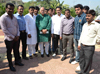 MP.& EX.UNION MINISTER GURUDAS KAMAT WITH  IYC TEAM.