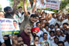 Mumbai Congress Protest & Rasta Roko At CST.