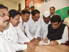 PWD Minister Ashok Chavan atJanata Darbar at Gandhi Bhavan Tanna House.