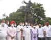 Congress Party Leaders Paying Tribute to Former Prime Minister Bharat Ratna Rajiv Gandhi on his Birth Anniversary.