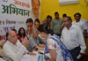MP.& EX.UNION MINISTER GURUDAS KAMAT "JANSAMPARK ABHIYAN" AT JUHU.