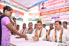 South Mumbai Congress Party Ex.Union Minister Milind Deora during Janata Darbar at Darukhana.