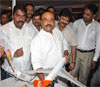 PWD & TOURISM  MINISTER CHAGAN BHUJBAL AT RAVINDRA NATY MANDIR PRABHADEVI.