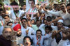 Mumbai Congress Protest & Rasta Roko At CST. Mumbai Congress Protest & Rasta Roko At CST.