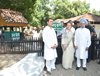 Congress Leader's to Pay Homage to Mahatma Gandhiji on his 150th Birth Anniversay at Gandhi Ashram Sevagram Wardha.