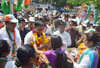 175 -Kalina Assembly Congress Candidate Kripashankar Singh Padyatra Rally in Vakola. 175 -Kalina Assembly Congress Candidate Kripashankar Singh Padyatra Rally in Vakola.