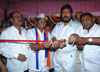 RPI PRESIDENT RAMDAS ATHAWALE INAUGRURATING OFFICE AT KANDIVLI.