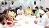 Minister Varshatai Gaikwad, Minister Aslam Shaikh, Ex.Minister Nasim Khan at Mantralaya meeting with Minority Community.
