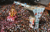 GANAPATI VISARJAN AT LALBAUG AND GIRGAUM CHOPATY.