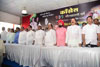 Mumbai Congress Leaders During Celebration the 131th Congress Foundation Day in Mumbai. Mumbai Congress Leaders During Celebration the 131th Congress Foundation Day in Mumbai.
