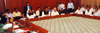 CHIEF MINISTER PRITHVIRAJ CHAVAN WITH UNION MINISTERS SHARAD PAWAR & SUSHILKUMAR SHINDE MEETING WITH MPs & MINISTERS AT SAHYADRI GUEST HOUSE. CHIEF MINISTER PRITHVIRAJ CHAVAN WITH UNION MINISTERS SHARAD PAWAR & SUSHILKUMAR SHINDE MEETING WITH MPs & MINISTERS AT SAHYADRI GUEST HOUSE.