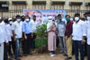Minister Varsha Gaikwad Tree Plantation Program in Dharavi on Congress Leader Rahul Gandhi Birthday.