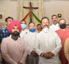 Newly Appointed Mumbai Congress President Bhai Jagtap & Working  President Charansingh Sapra offers Floral Tribute to Statues in Mumbai of Great Personalities & aslo Visited Temples,Mosque & Chruch in Mumbai for Blessing.