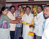 Minister Narayanrao Rane at Kankavli.