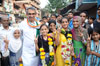 186-Mumbadevi Assembly Constituency Congress Candidate Amin Patel Padyatra Rally in Ward No.208. 186-Mumbadevi Assembly Constituency Congress Candidate Amin Patel Padyatra Rally in Ward No.208.