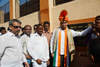 UNION MINISTER OF STATE & MP.MILIND DEORA IN SOUTH MUMBAI AT SEWREE .