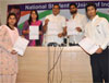 MRCC PRESIDENT & MLA KRIPASHANKAR SINGH ON LAUNCHING PROGRAMME OF NSUI MEMBERSHIP DRIVE - 2011 AT MUMBAI CONGRESS RAJIV GANDHI BHAVAN.