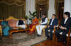 LOKSABHA SPEAKAR SMT.MEERA KUMARI &  GOVERNOR OF MAHARASHTRA K.SANKARNARAYANAN AT RAJ BHAVAN.