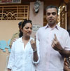 Assembly Election-2014 Vote Casting.