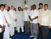 Mumbai Congress Leaders Get together at Rajiv Gandhi Bhavan. Mumbai Congress Leaders Get together at Rajiv Gandhi Bhavan.