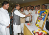 MAHARASHTRA STATE CONGRESS PAYING HOMAGE TO BHARAT RATNA LATE PRIME MINISTER RAJIV GANDHI ON HIS BIRTH ANNIVERSARY AT TILAK BHAVAN DADAR. MAHARASHTRA STATE CONGRESS PAYING HOMAGE TO BHARAT RATNA LATE PRIME MINISTER RAJIV GANDHI ON HIS BIRTH ANNIVERSARY AT TILAK BHAVAN DADAR.