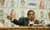 Congress Senior Leader Ex.Chief Minister Narayanrao Rane Press Conference at Gandhi Bhavan. Congress Senior Leader Ex.Chief Minister Narayanrao Rane Press Conference at Gandhi Bhavan.
