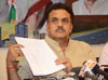 MRCC President Sanjay Nirupam Press Conference at Rajiv Gandhi Bhavan MRCC President Sanjay Nirupam Press Conference at Rajiv Gandhi Bhavan