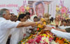 Dalit Panther Leader & Poet Padmashree Namdeo Dhasal Funeral In Mumbai At Dadar. Dalit Panther Leader & Poet Padmashree Namdeo Dhasal Funeral In Mumbai At Dadar.