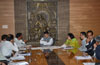 A Delegation on the Issue of Rehabilitation of the People Staying on Airport Land in Mumbai Met Chief Minister Devendra Fadnavis at Vidhan Bhavan.