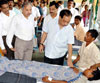 INDUSTRIES,PORTS,EMPLOYMENT & SELF - EMPLOYMENT MINISTER NARAYAN RANE VISIT KANKAVLI HOSPITAL TO SEE PATIENT OF VIRAL FEVER. INDUSTRIES,PORTS,EMPLOYMENT & SELF - EMPLOYMENT MINISTER NARAYAN RANE VISIT KANKAVLI HOSPITAL TO SEE PATIENT OF VIRAL FEVER.