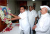 DEATH ANNIVERSARY OF EX.FIRST CHIEF MINISTER OF MAHARASHTRA LATE YASHWANTRAO CHAVAN AT RASHTRAVADI BHAVAN.