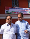 MINISTER NARAYANRAO RANE & STATE MINISTER D.P.SAWANT AT NAGPUR VIDHAN BHAVAN ON 2nd DAY OF WINTER SESSION. MINISTER NARAYANRAO RANE & STATE MINISTER D.P.SAWANT AT NAGPUR VIDHAN BHAVAN ON 2nd DAY OF WINTER SESSION.