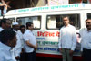 MP.& Union Minister Milind Deora at Worli.