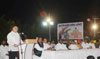 Mumbai Congress President Prof.Janardan Chandurkar & AICC Gen.Sec.& MP.Gurudas Kamat during executive meeting at Andheri D.N.Nagar.