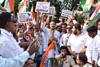 South Mumbai District Congress Protest against BJP Govt.on Petrol-Diesel Price Rate Hike.