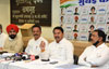 MPCC & MPCC Leaders Joint Press Conference at Rajiv Gandhi Bhavan Azad Maidan Mumbai.